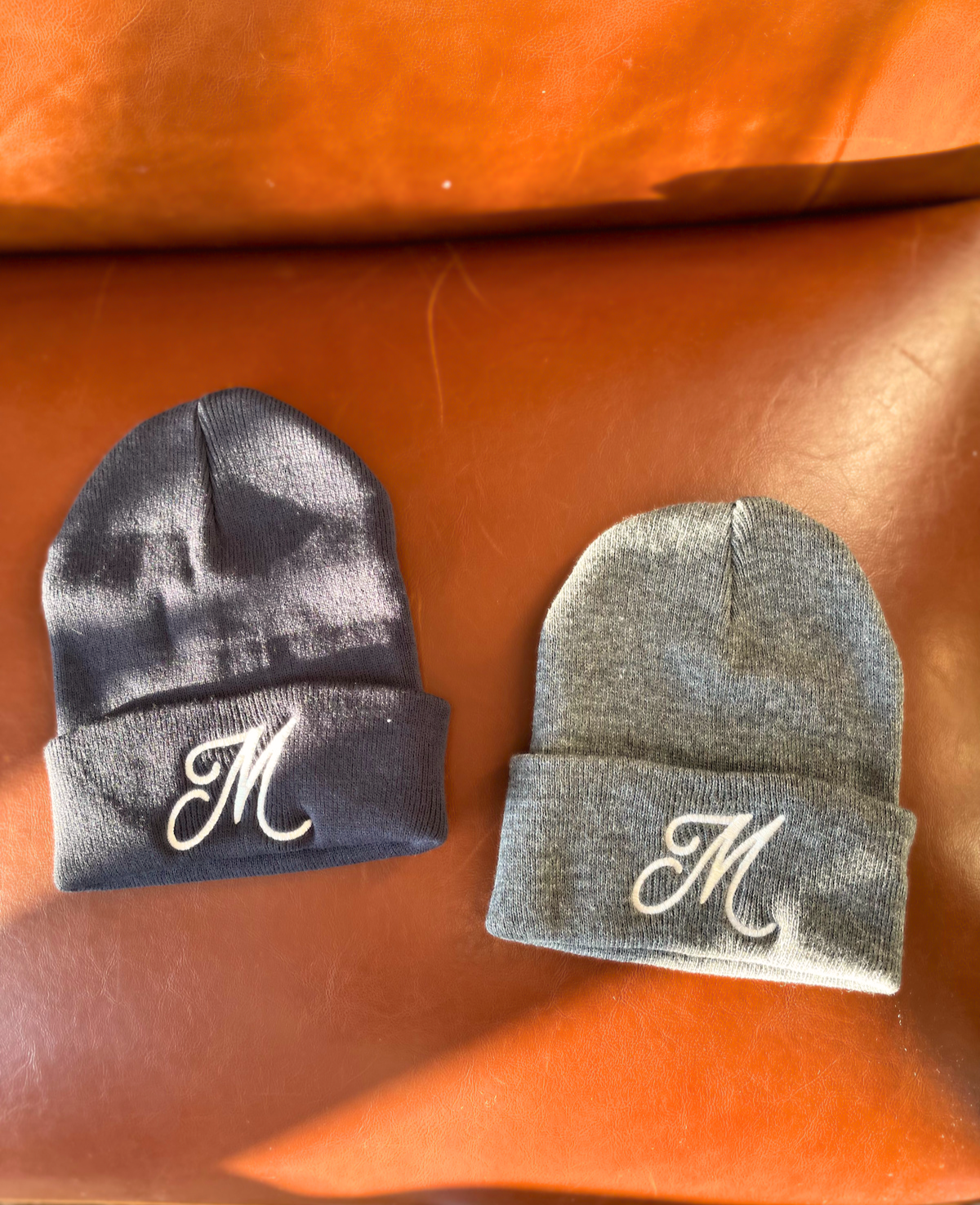 "M" Cuffed Beanie